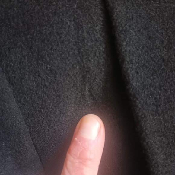 Hathaway Platinum Mens Wool Cashmere Overcoat 42S Black Dressy Classic Old Money - Picture 5 of 14